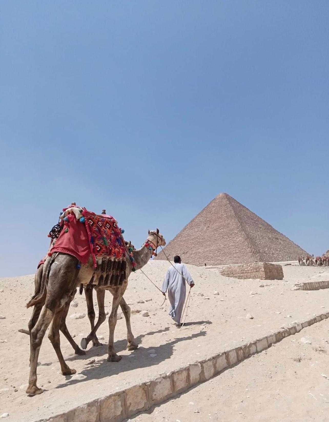 Momen Pyramids Inn Kafret el-Gabal Exterior foto